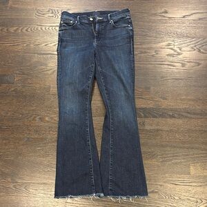 MOTHER Dark Blue Flare Jeans
